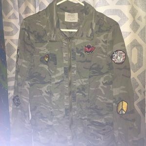 Camo utility jacket